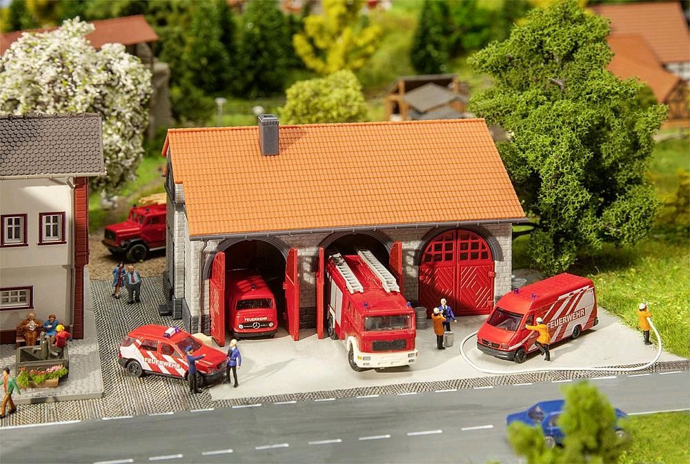 Faller 222209 Feuerwehrgerätehaus 1:160 Spur N Neu OVP