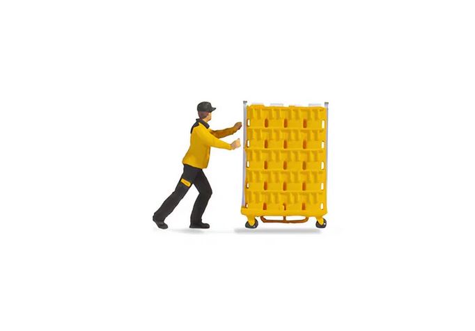 Noch 16523 Tiny-Scenes „Post” 1:87 Spur H0 Neu OVP Figur