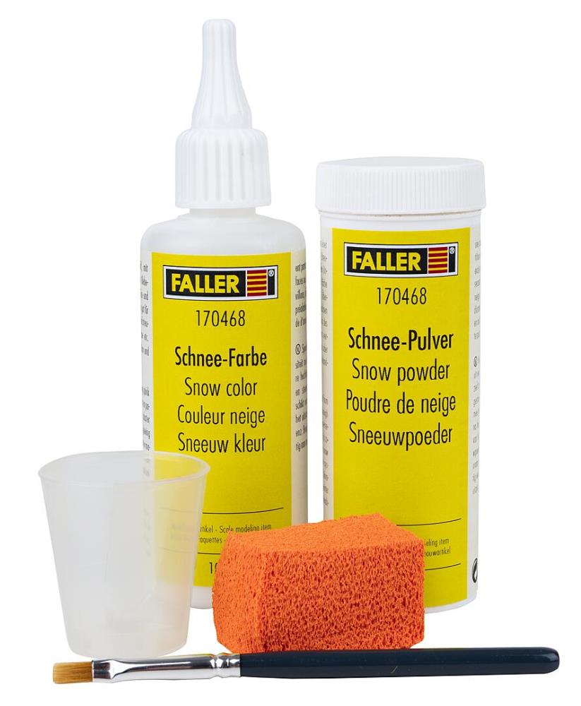 Faller 170468 Schnee-Set 100 g / 100 ml Neu OVP