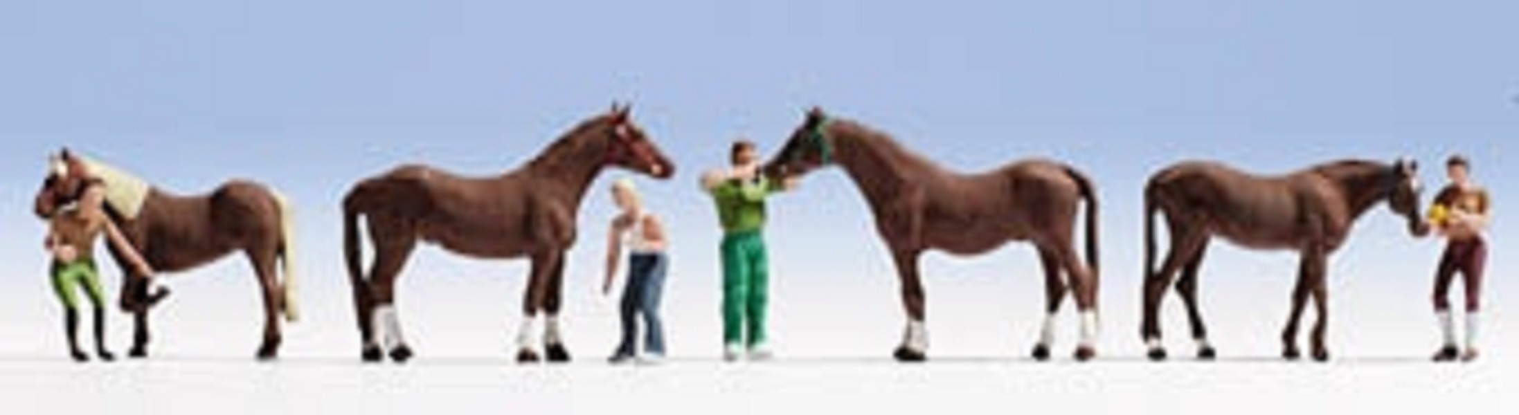 Noch 15632 Pferdepflege Spur H0 NEU OVP Figuren