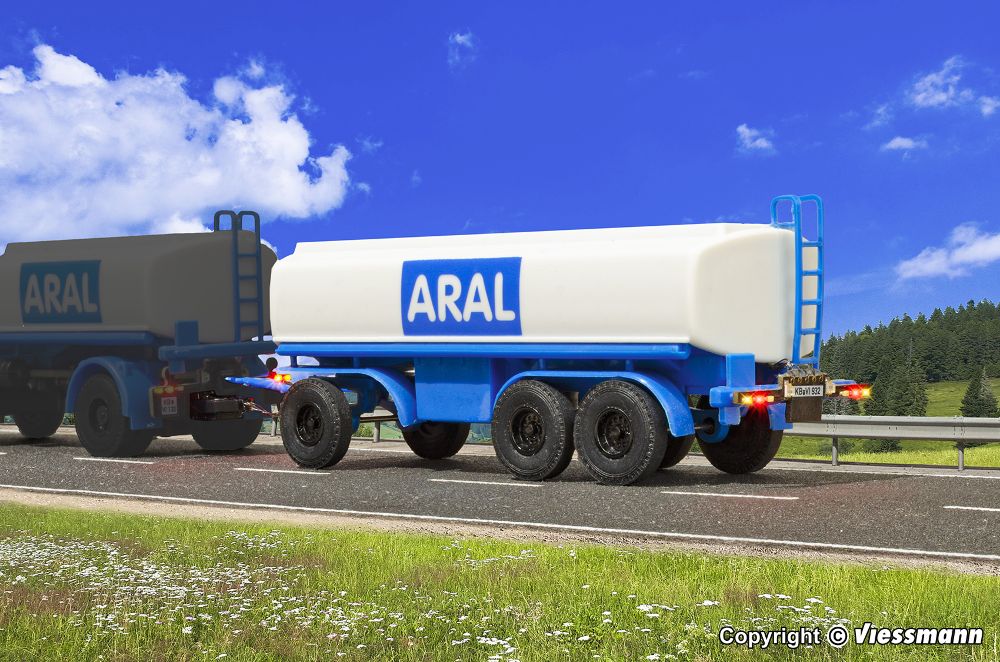 Viessmann 8232 3-achs ARAL Tankanhänger Funktionsmodell Spur H0