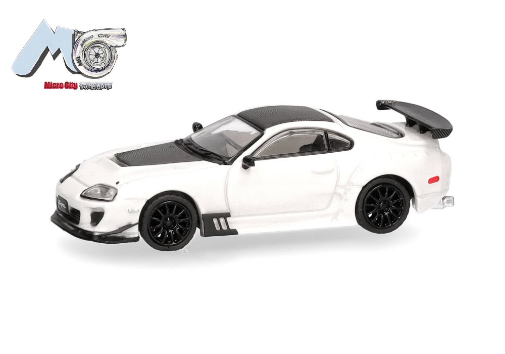 Herpa 87MC000029 MicroCity: Toyota Supra weiß (1993-2002) 1:87 Spur H0