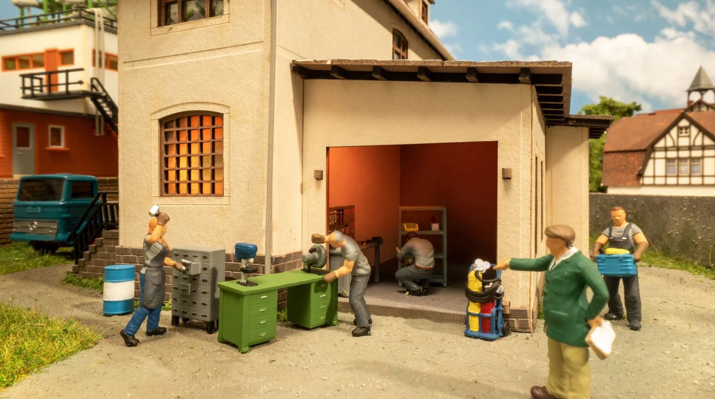 Noch 16250 Figuren-Themenwelt Werkstatt 1:87 Spur H0 Neu OVP