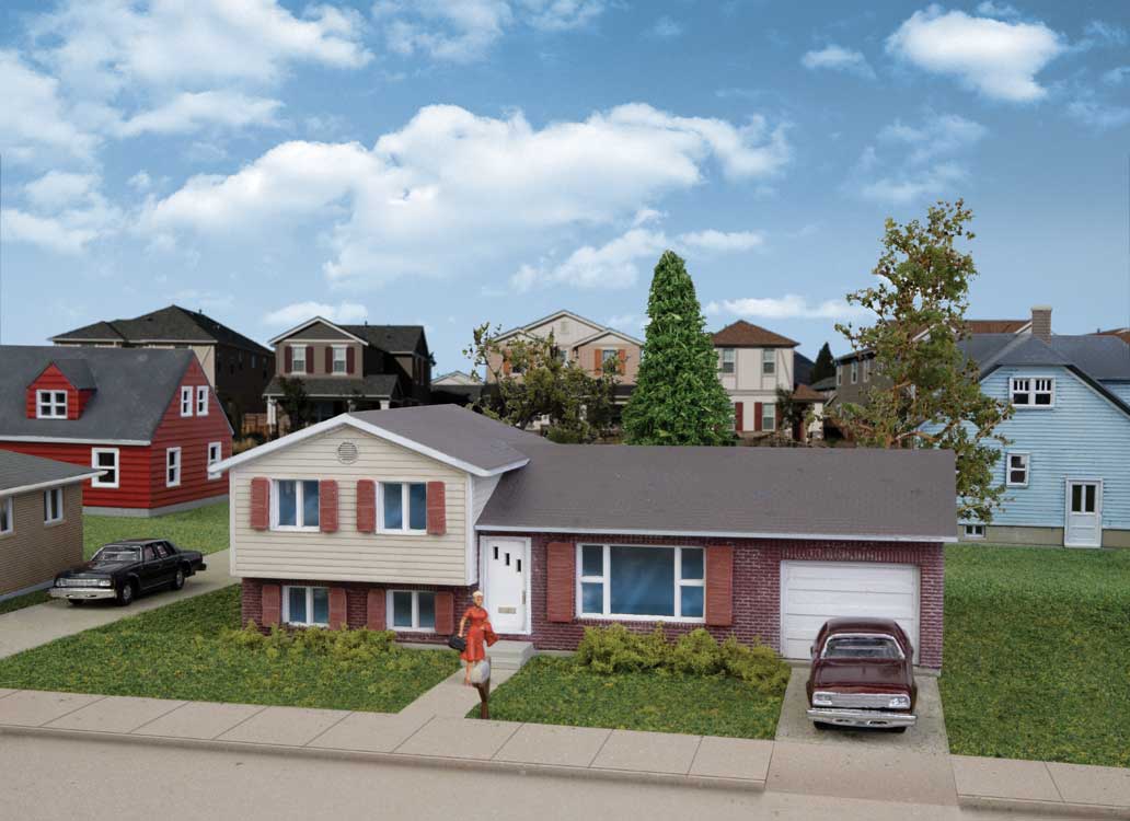 Walthers 933-3840 Split Level House 1:160 Spur N Bausatz Neu OVP