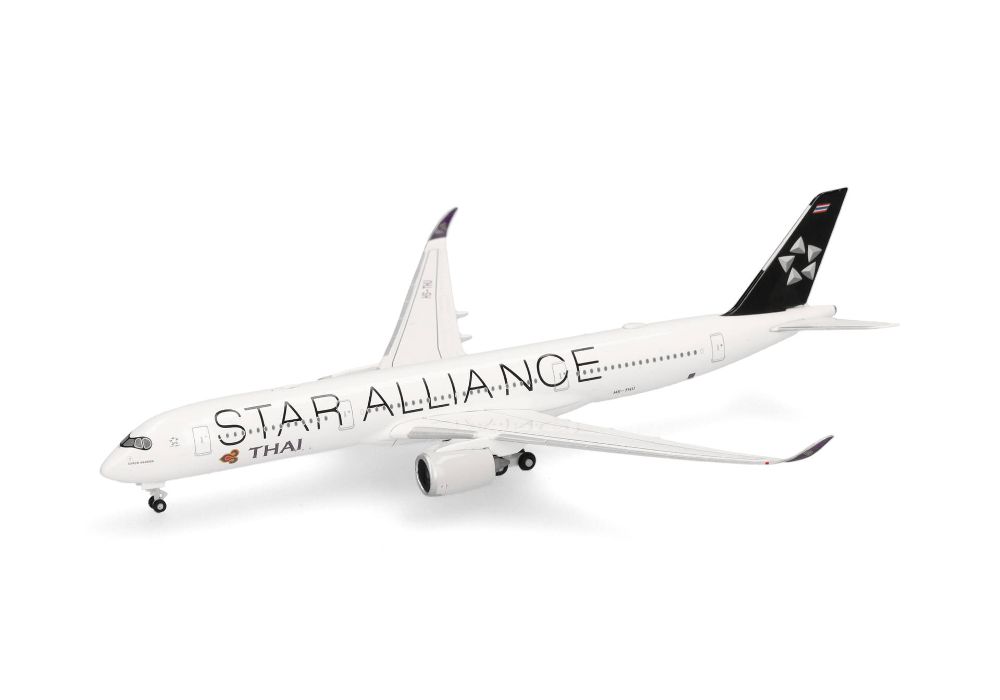 Herpa 538978 Thai Airways Airbus A350-900 "Star Alliance" 1:500