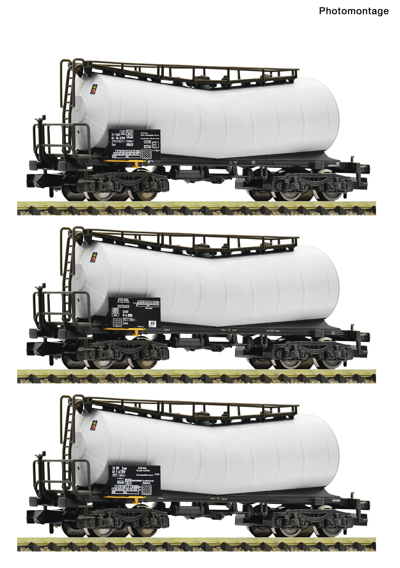 Fleischmann 6660170 3-tlg. Set: Knickkesselwagen