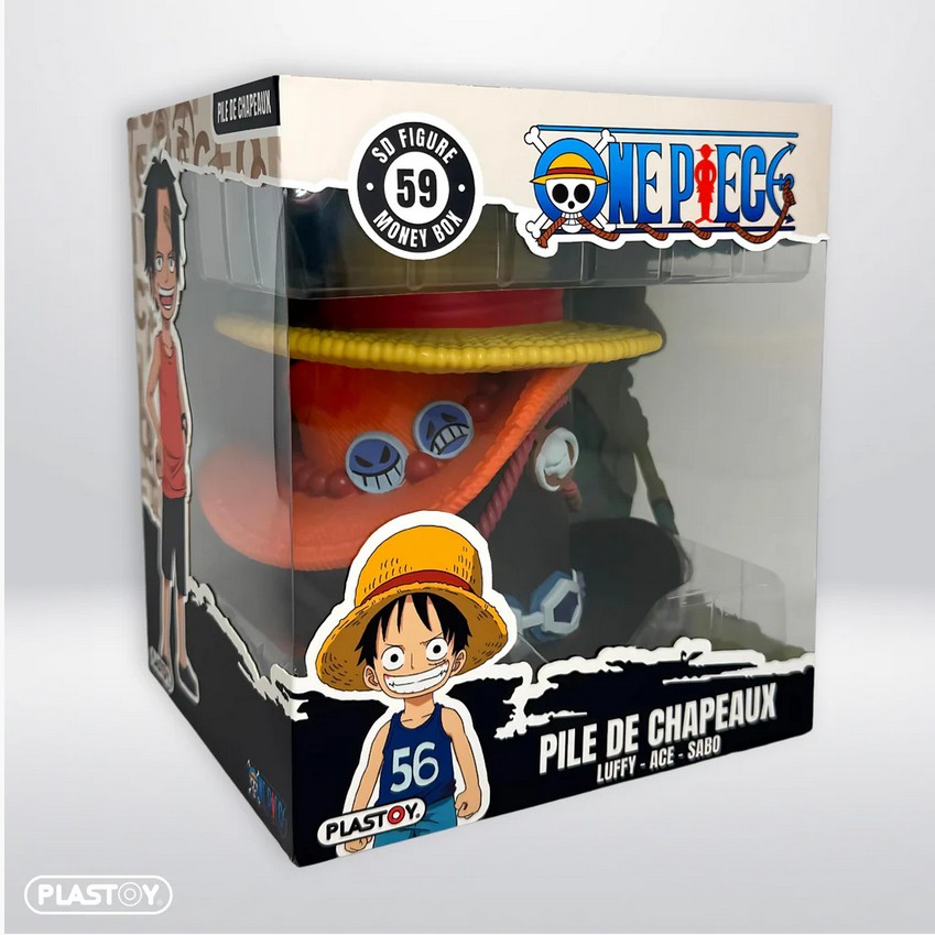Plastoy 80274 One Piece Hutstapel 16 cm NEU OVP Spardose