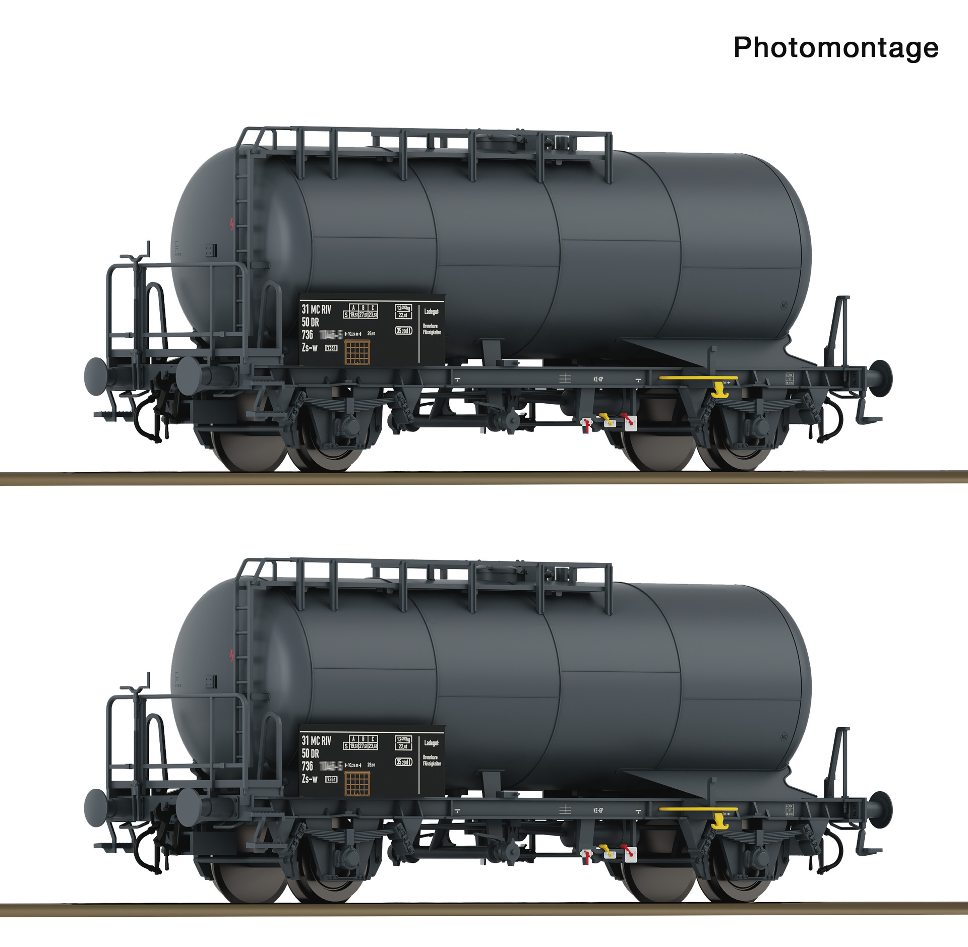 Roco 6600245 2-tlg. Set: Kesselwagen