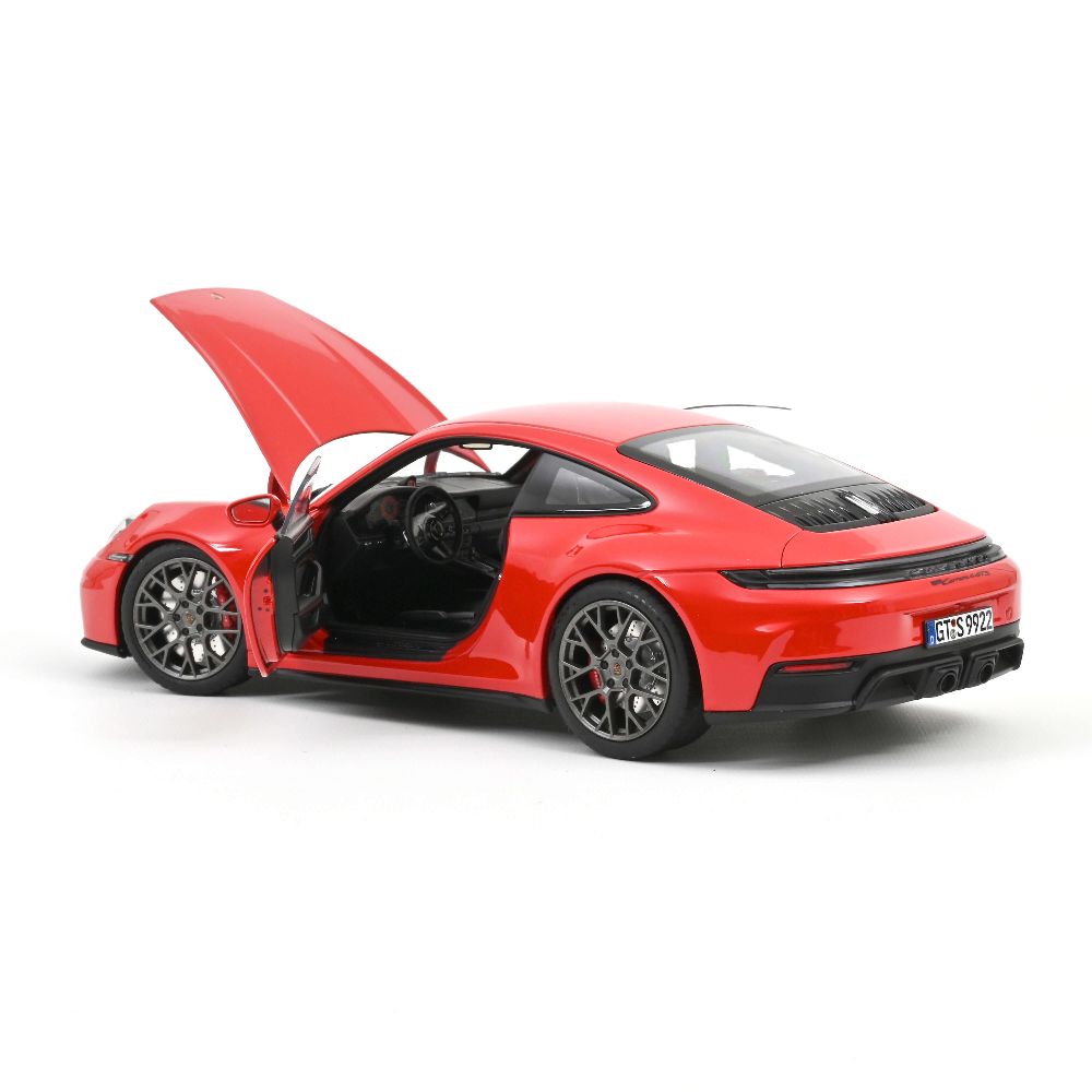 Norev 187171 Porsche 911 Carrera 2025 Indischrot 1:18 Standmodell
