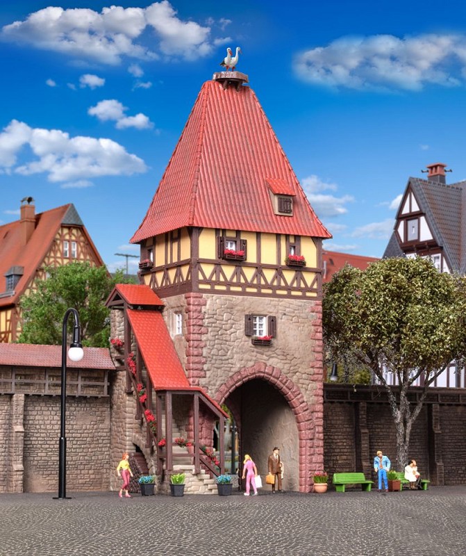 Kibri 38470 H0 Fachwerkturm mit Tor