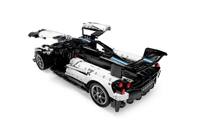 Jamara 402825 Pagani Huayra BC weiss Bricks 1:8 Bausatz Neu OVP
