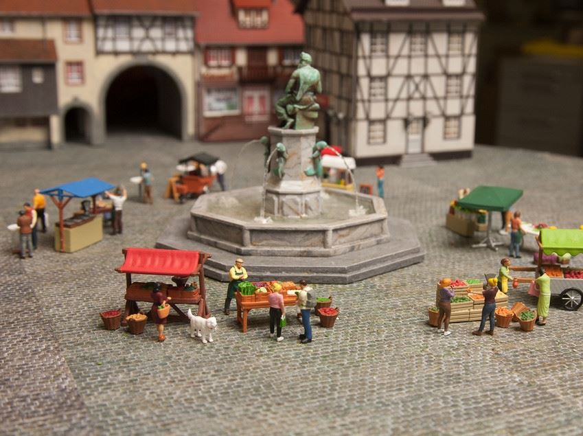 Noch 16227 Figuren-Themenwelt „Blumenstand“ - Spur H0 - Neu
