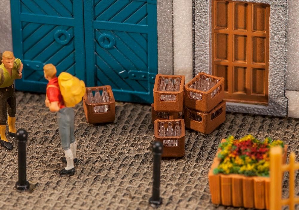 Faller 180334 Getränkekasten-Set 1:87 Spur H0 Neu OVP