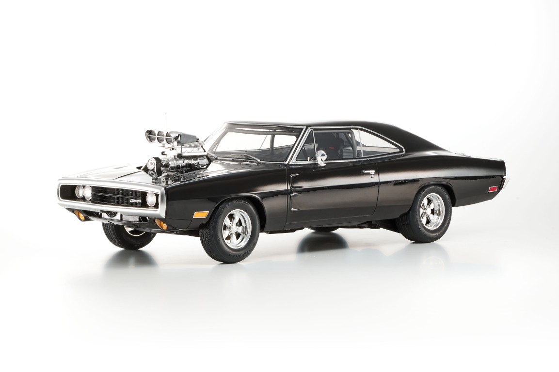 Kyosho KSR12008A DODGE CHARGER R/T 1970 FAST & FURIOUS BLACK 1:12