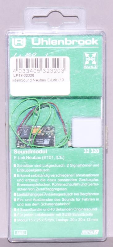 Uhlenbrock 32320 IntelliSound Neubau Elektrolok