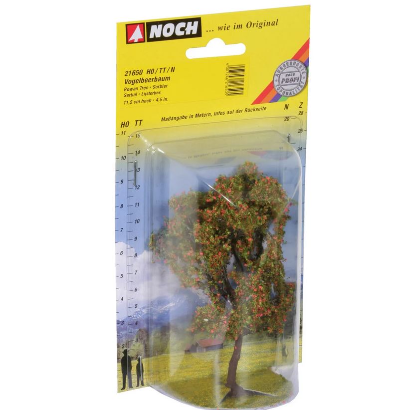 Noch 21650 Vogelbeere mit Beeren 11,5 cm hoch Spur H0/TT/N