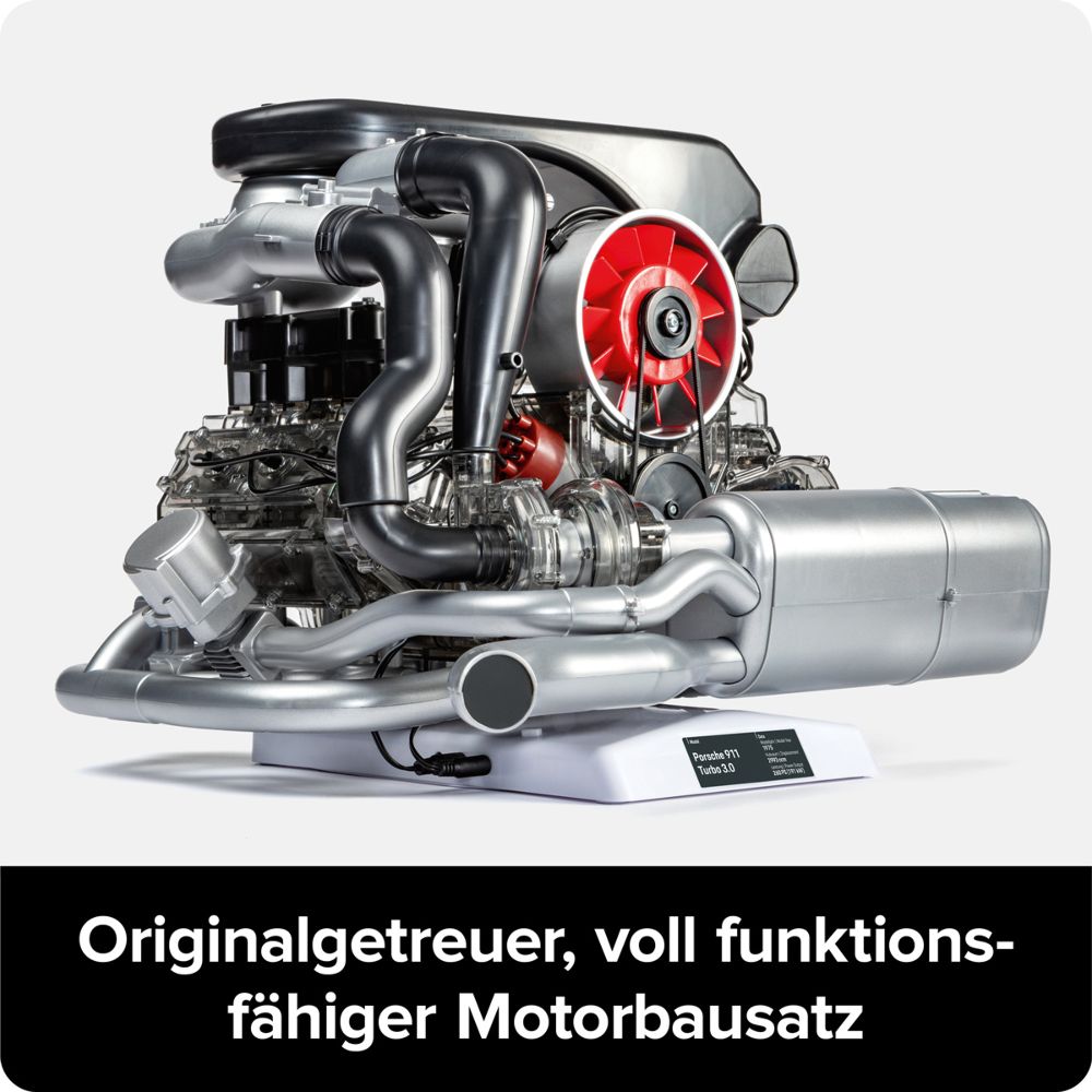 Franzis 67250 Porsche 911 Turbomotor 1:3