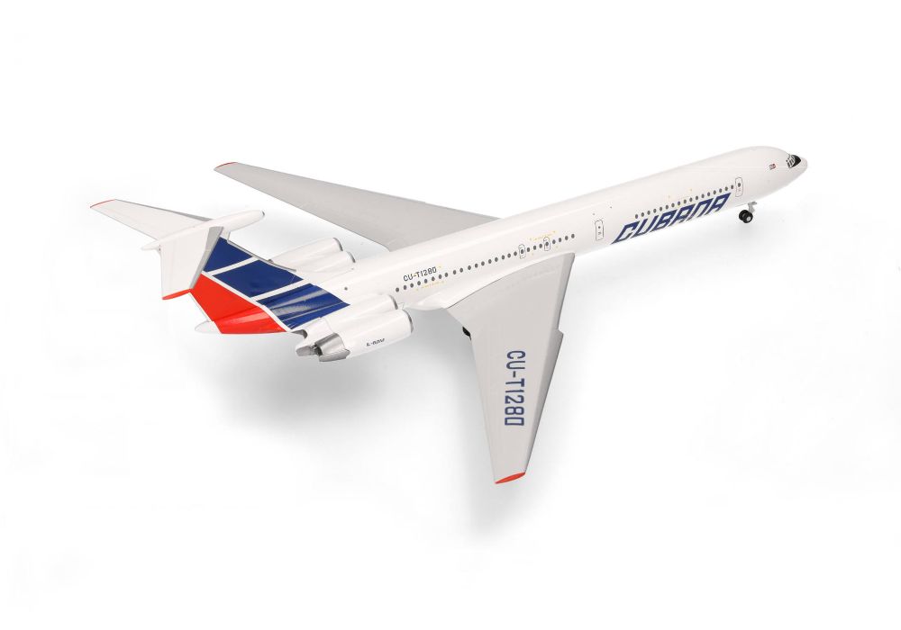 Herpa 573405 Cubana de Aviación Ilyushin IL-62M CU-T1280 1:200