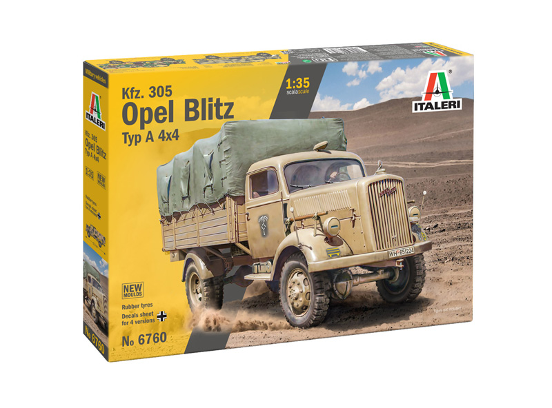Italeri 6760 Kfz.305 Opel Blitz Typ A 4x4 1:35 Bausatz NEU OVP
