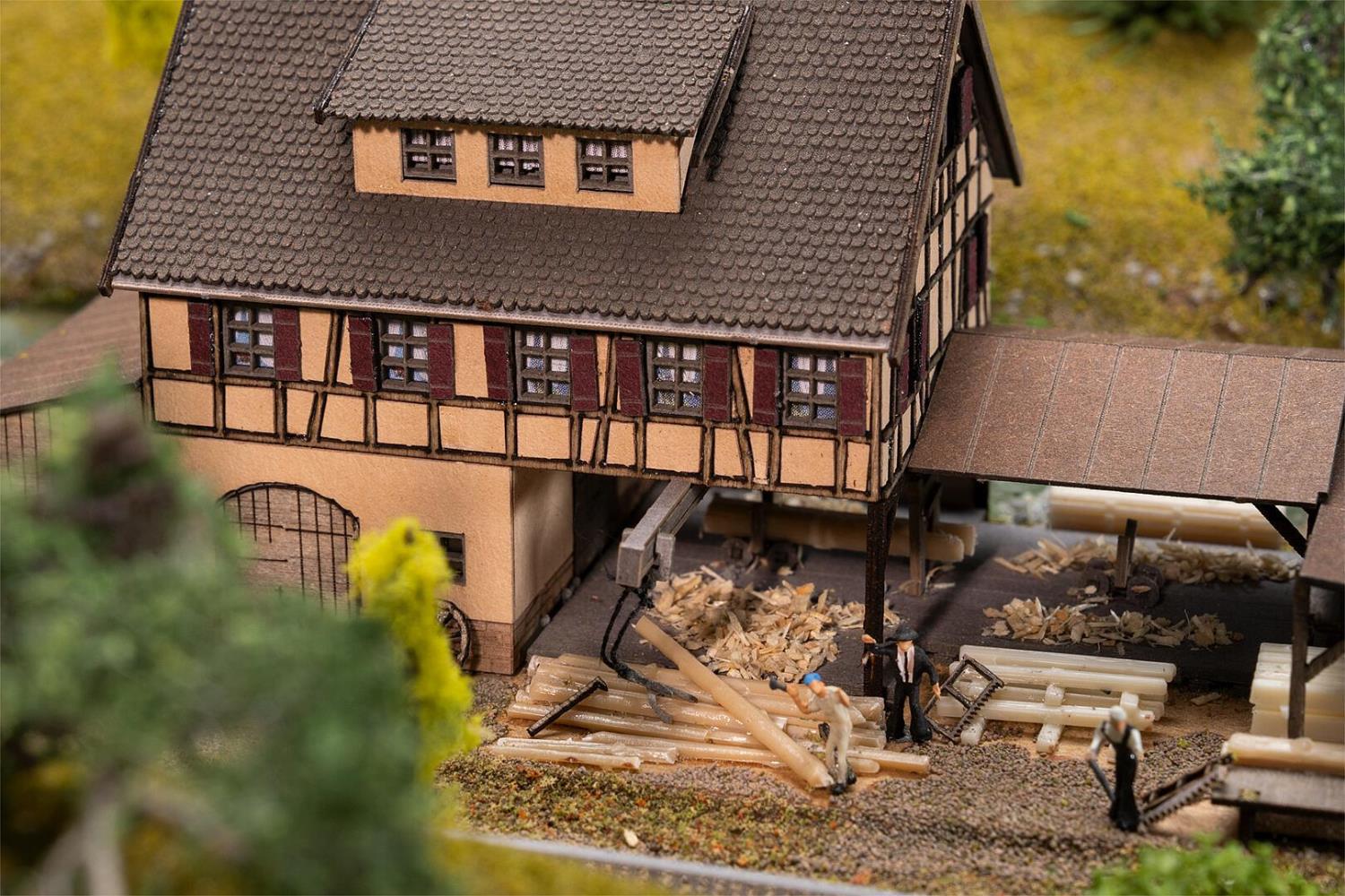Faller 282751 Sägemühle 1:220 Spur Z Bausatz Neu OVP