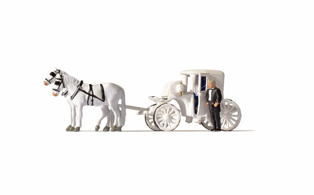 Noch 16706 Hochzeitskutsche 1:87 Spur H0 NEU OVP Figur Tiere