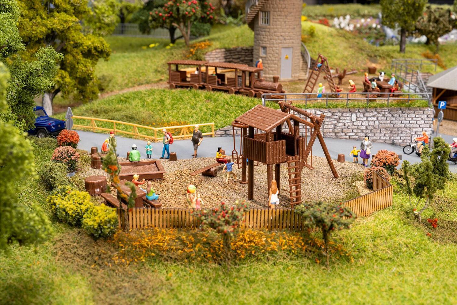 Faller 190036 Aktions-Set Abenteuerspielplatz 1:87 Spur H0 Bausatz