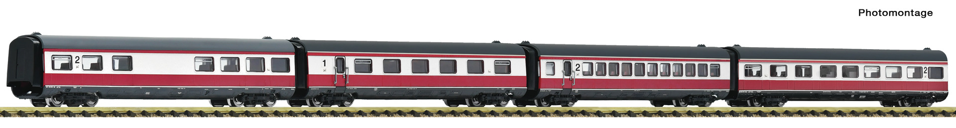 Fleischmann 7760011 4-tlg. Set: Ergänzungswagen „Max Liebermann“