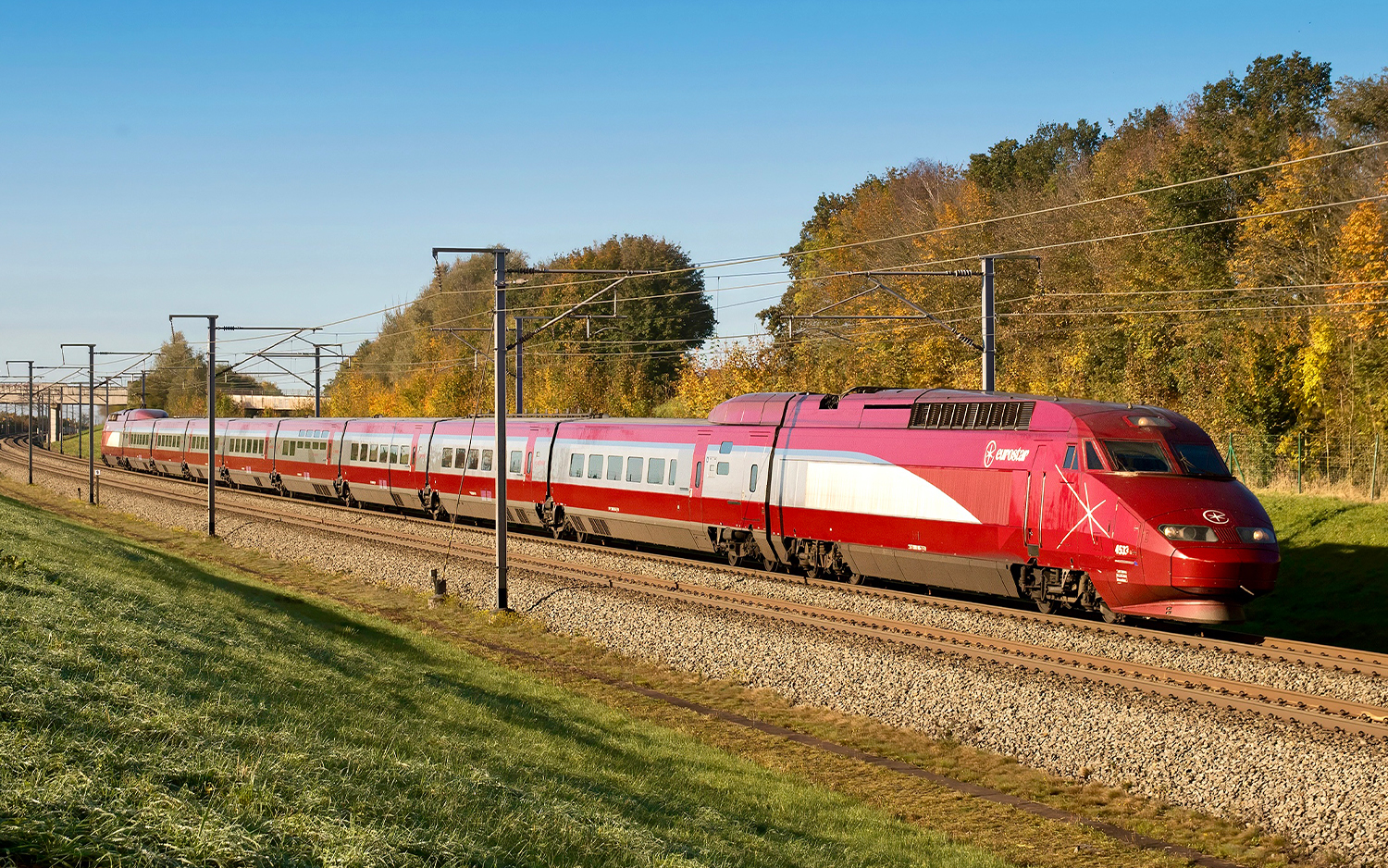 Jouef HJ3020 EuroStar PBA, 2. Re-Design, 3-tlg. Set Zwischenwagen bestehe