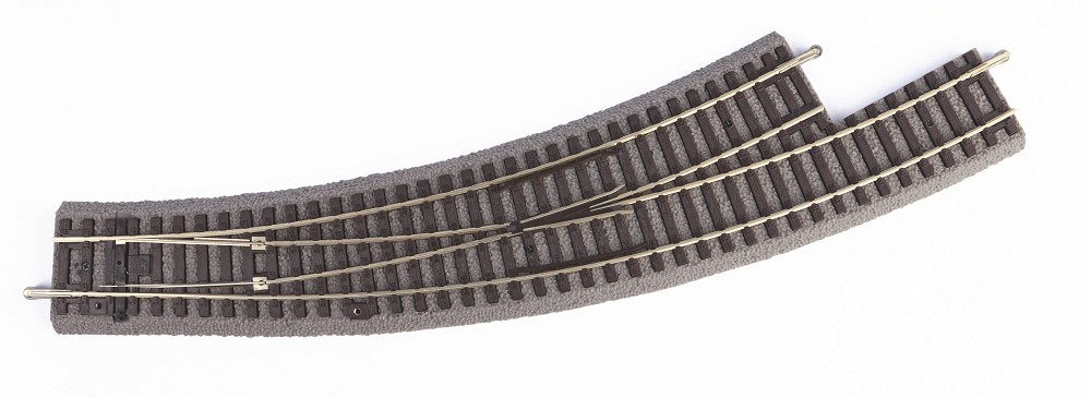 Piko 55427 Bogenweiche links BWL-R3 mit Bettung