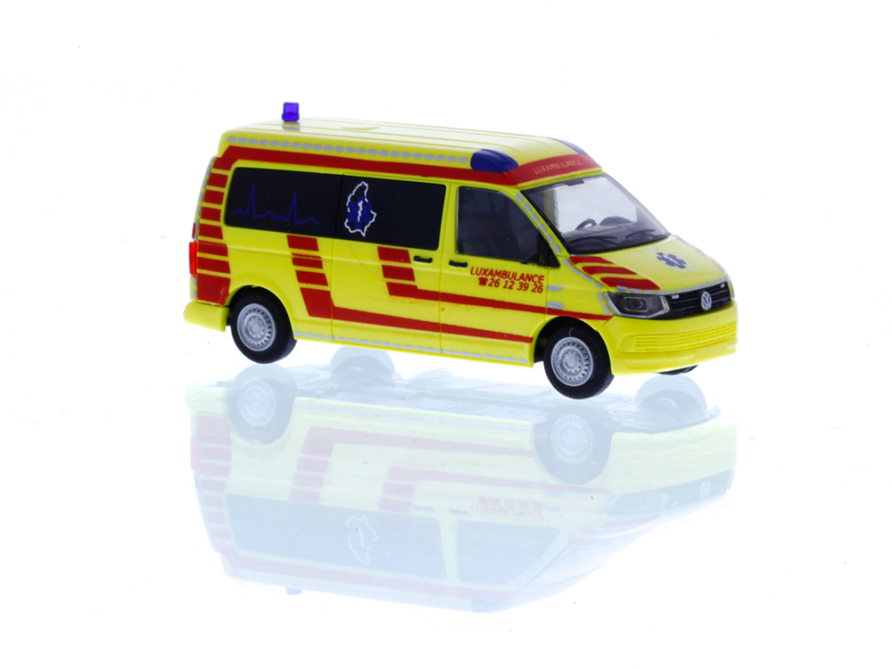 Rietze 53775 VW T6 Luxambulance (LU) 1:87 Spur H0 Standmodell