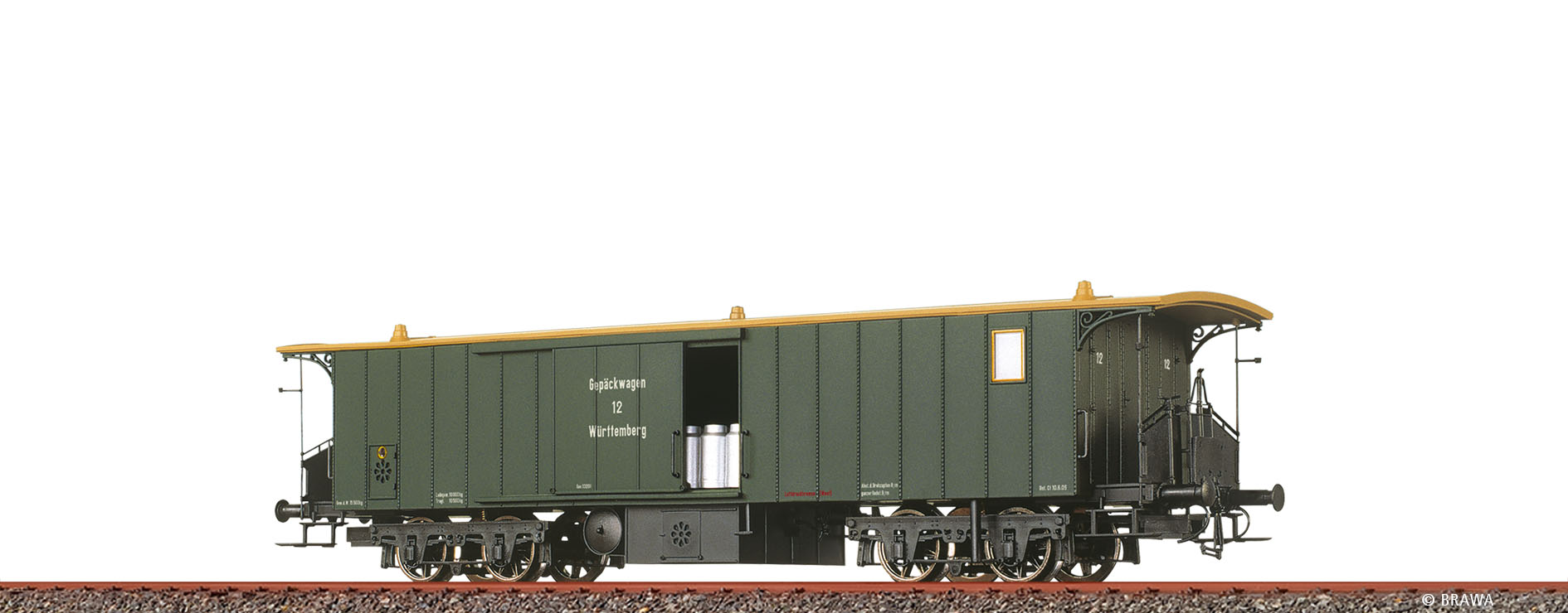 Brawa 45720 H0 Gepäckwagen GEP K.W.St.E.