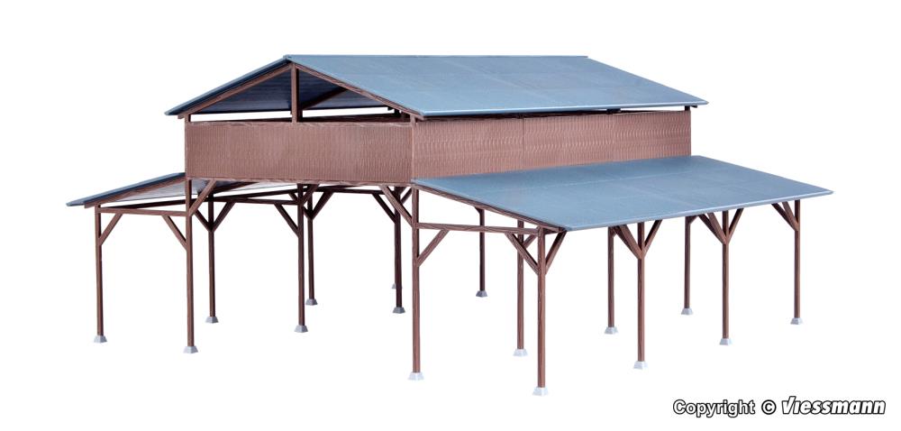 Kibri 39095 H0 Holzunterstand