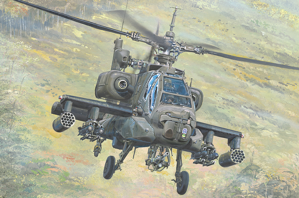 Trumpeter 05115 AH-64A Apache Late 1:35 Modellbausatz Neu OVP
