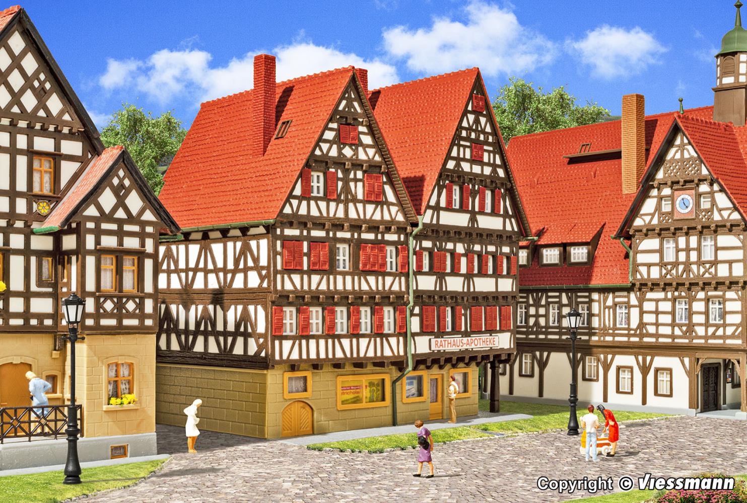 Kibri 38909 Fachwerkhaus in Bad Urach 1:87 Spur H0 Bausatz Neu