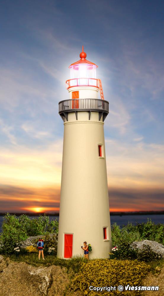 Kibri 39170 Leuchtturm mit LED-Leuchtfeuer 1:87 Spur H0 Bausatz