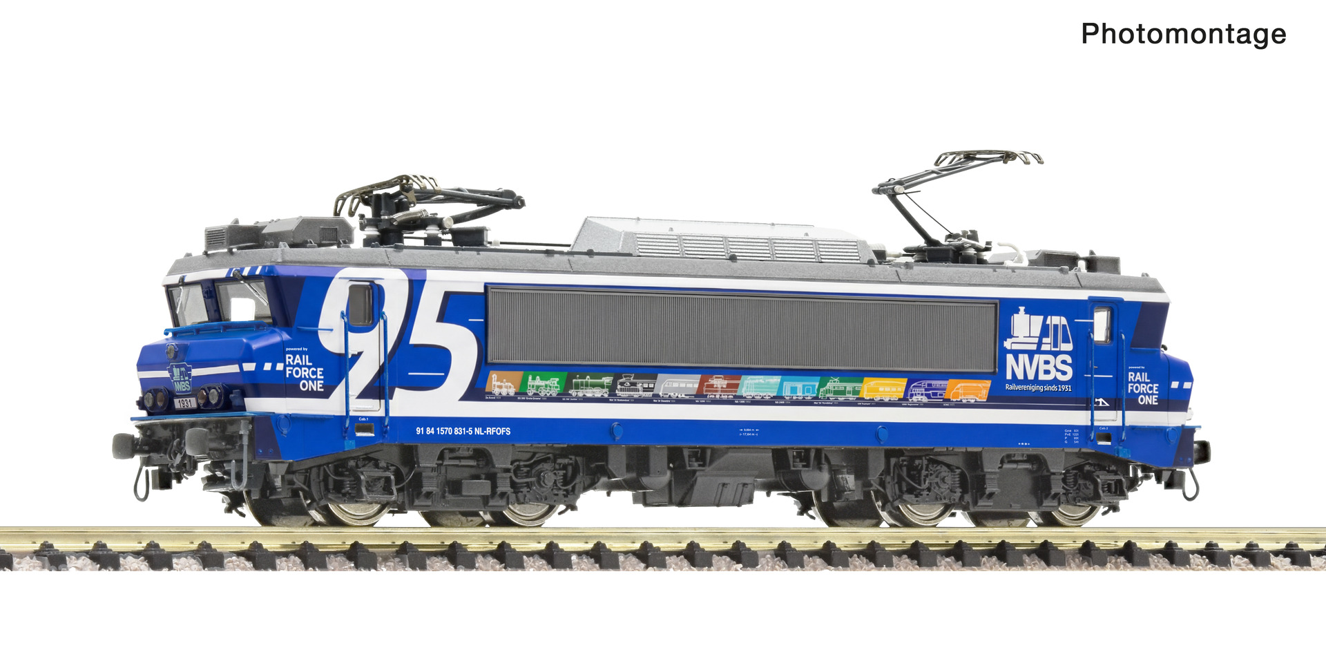 Fleischmann 7560090 Elektrolokomotive 1931 „95 Jahre NVBS“, Rail Force One