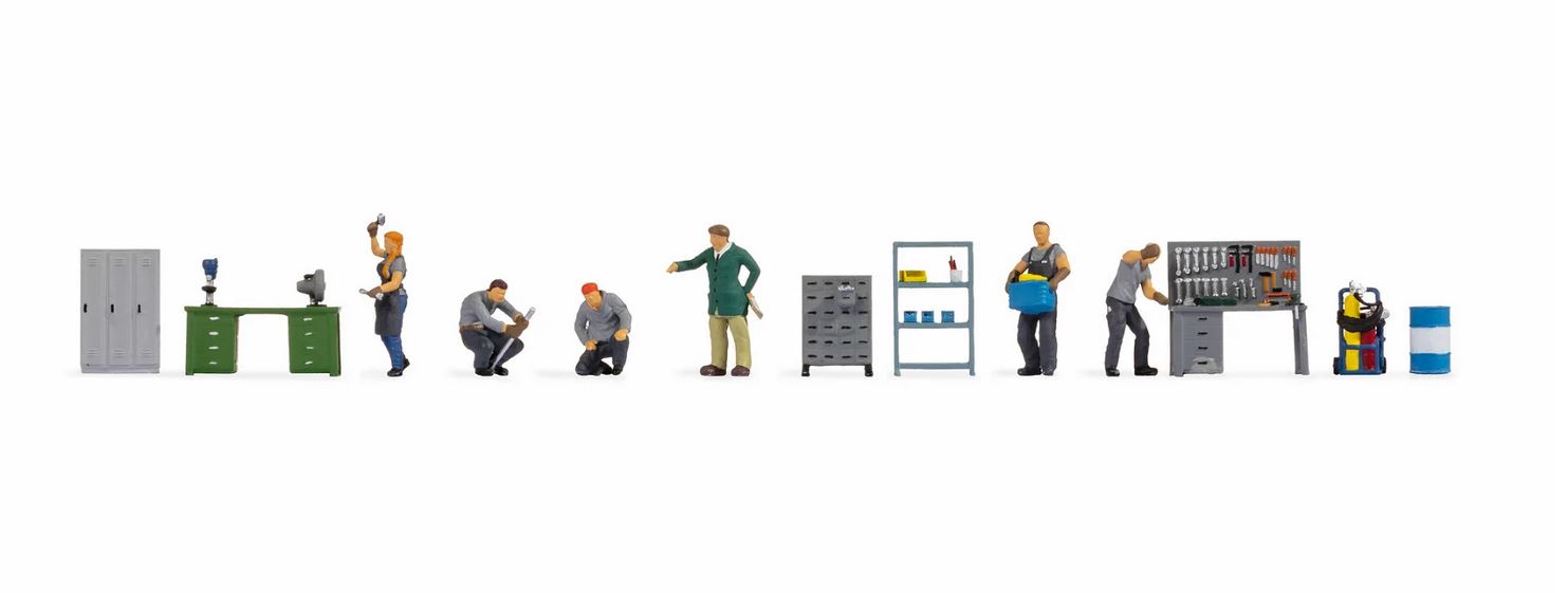Noch 16250 Figuren-Themenwelt Werkstatt 1:87 Spur H0 Neu OVP