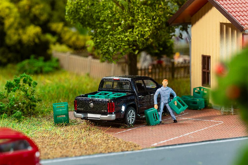 Faller 180878 12 Bierkästen ohne Flaschen 1:87 Spur H0 Neu OVP
