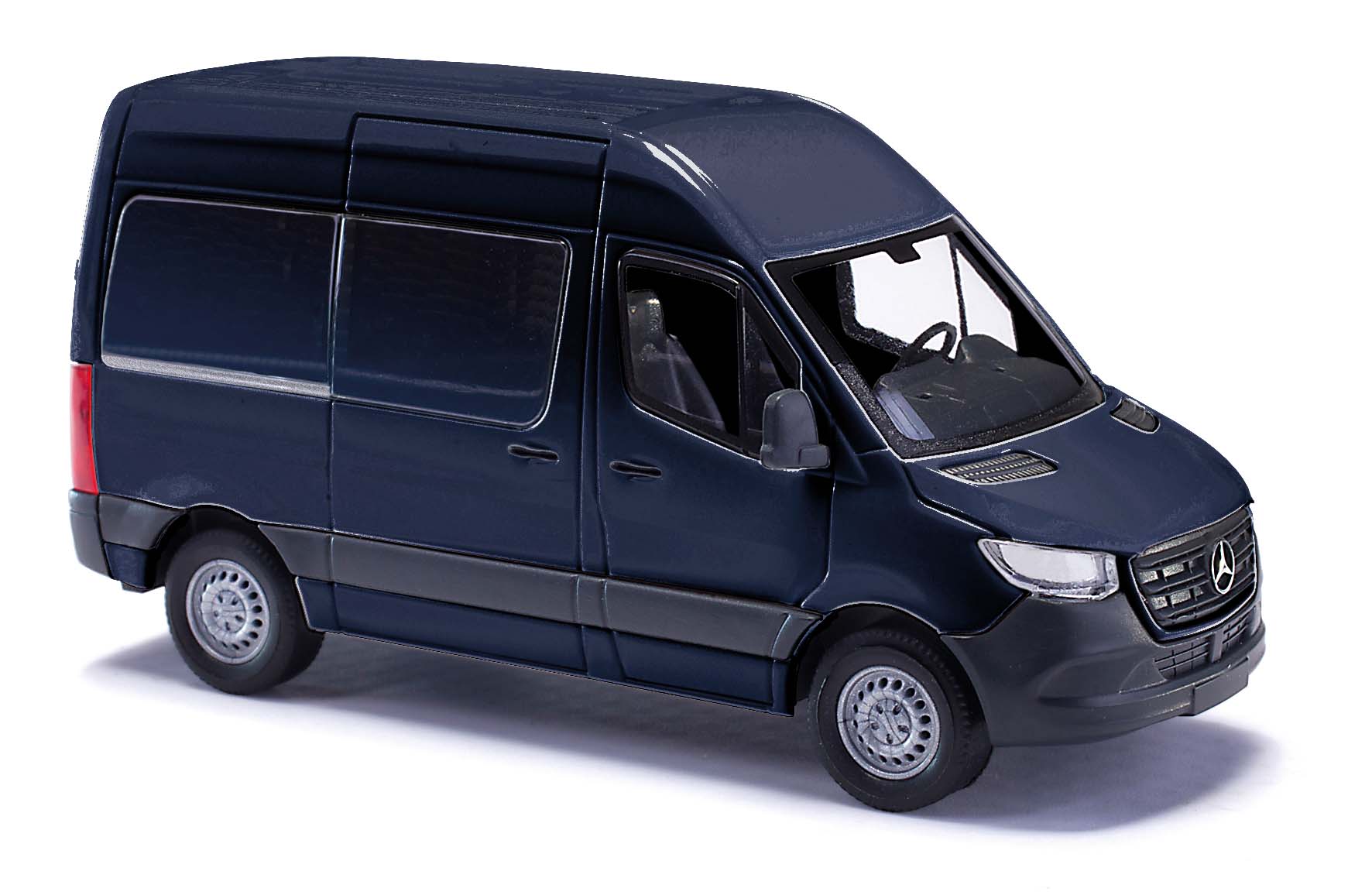 Busch 54001 MB Sprinter Hochdach Kasten Blau 1:87 Spur H0 Neu