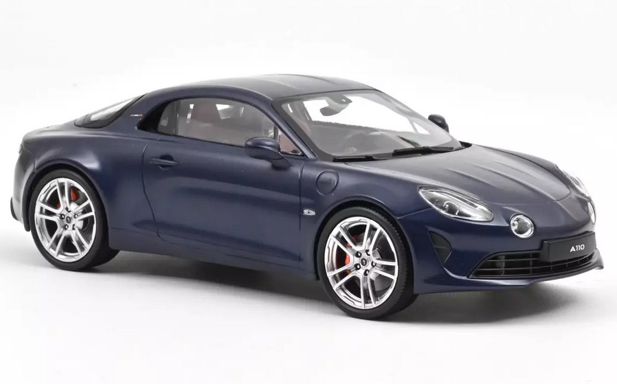 Norev 185444 Alpine A110 S 2025 Matte Storm Blau 1:18 Standmodell