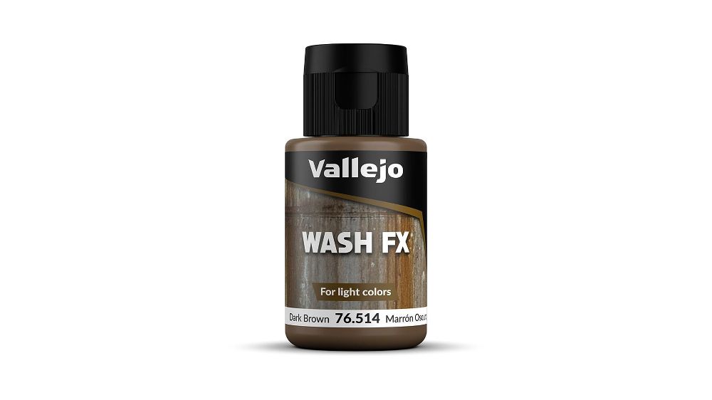 Vallejo 76514 Wash-Color, Dunkelbraun, 35 ml NEU