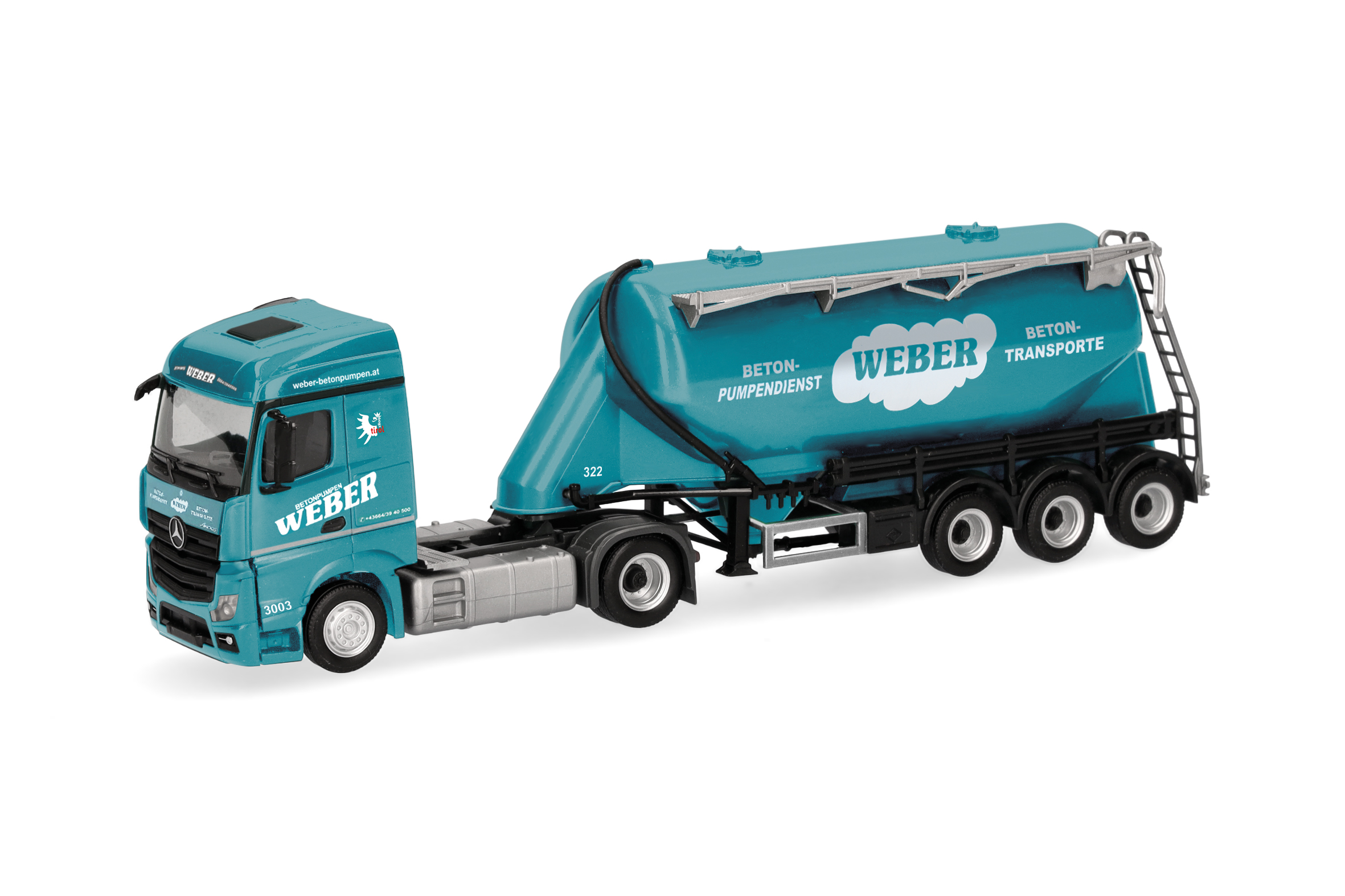 Herpa 320351 MB Actros 18 Str. Eutersilo-Sz