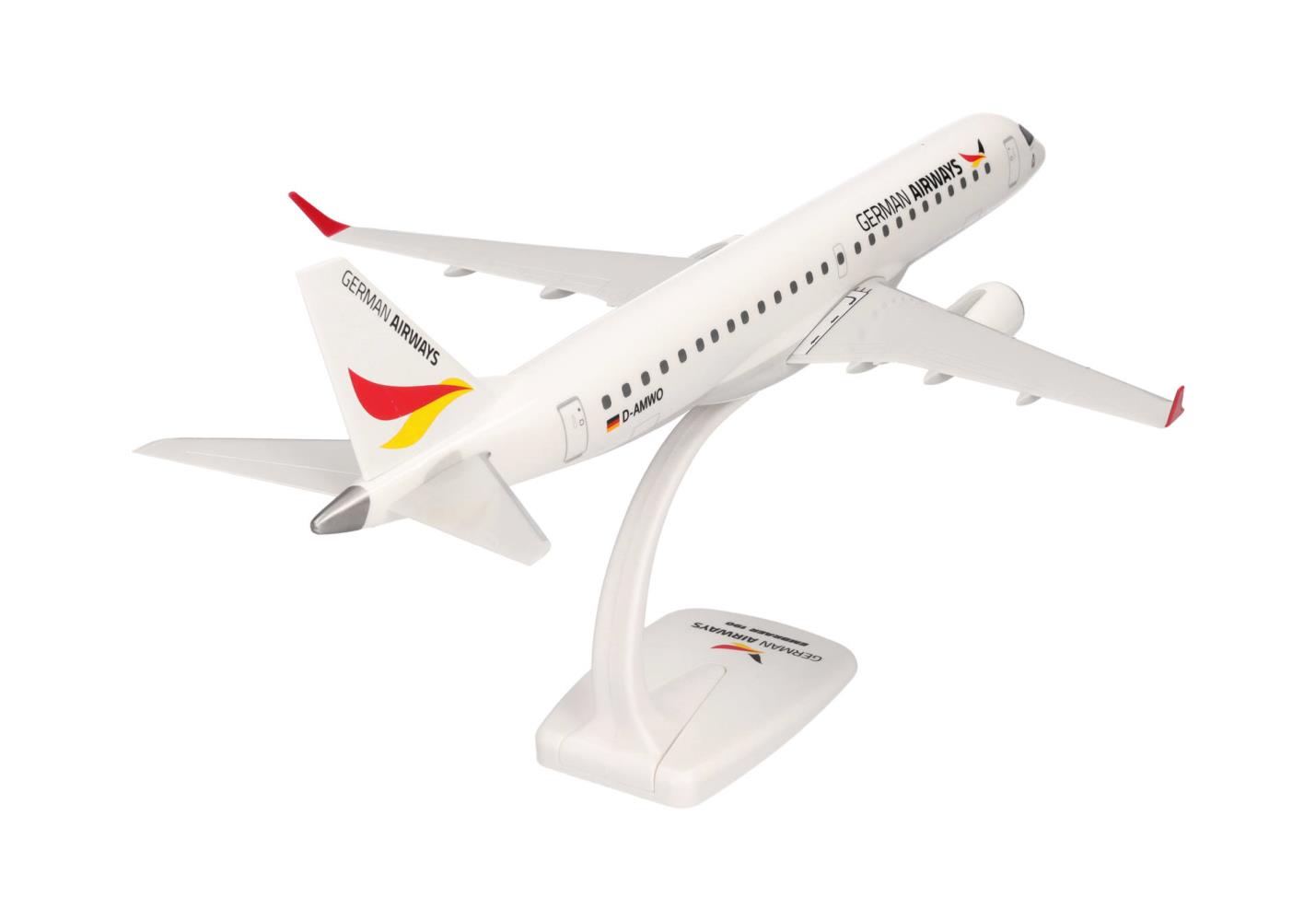 Herpa 614214 German Airways Embraer E190 1:100 Snap-Fit Neu OVP