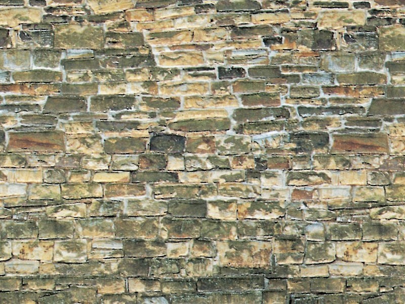 Vollmer 46043 Mauerplatte Naturstein braun 10 Stück 1:87 Spur H0