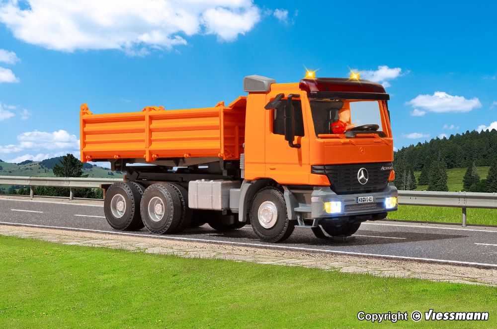 Viessmann 8041 MB ACTROS 3-achs Muldenkipper 1:87 Spur H0 Neu
