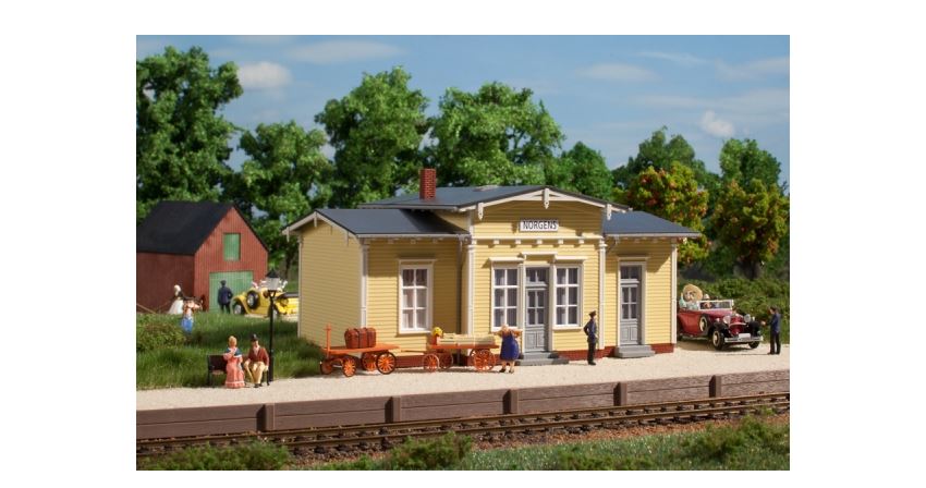 Auhagen 11449 Bahnhof Norgens od. nord. Ferienhaus Spur H0 1:87