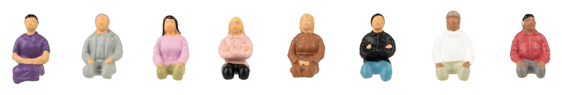 Faller 151700 Sitzende Personen ohne Beine II 1:87 Spur H0 Neu OVP