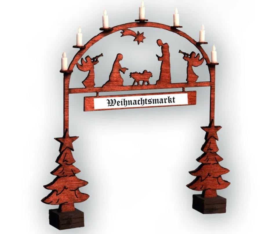 Noch 14681 Weihnachtsmarkt-Eingangsbogen 1:160 Spur N Neu