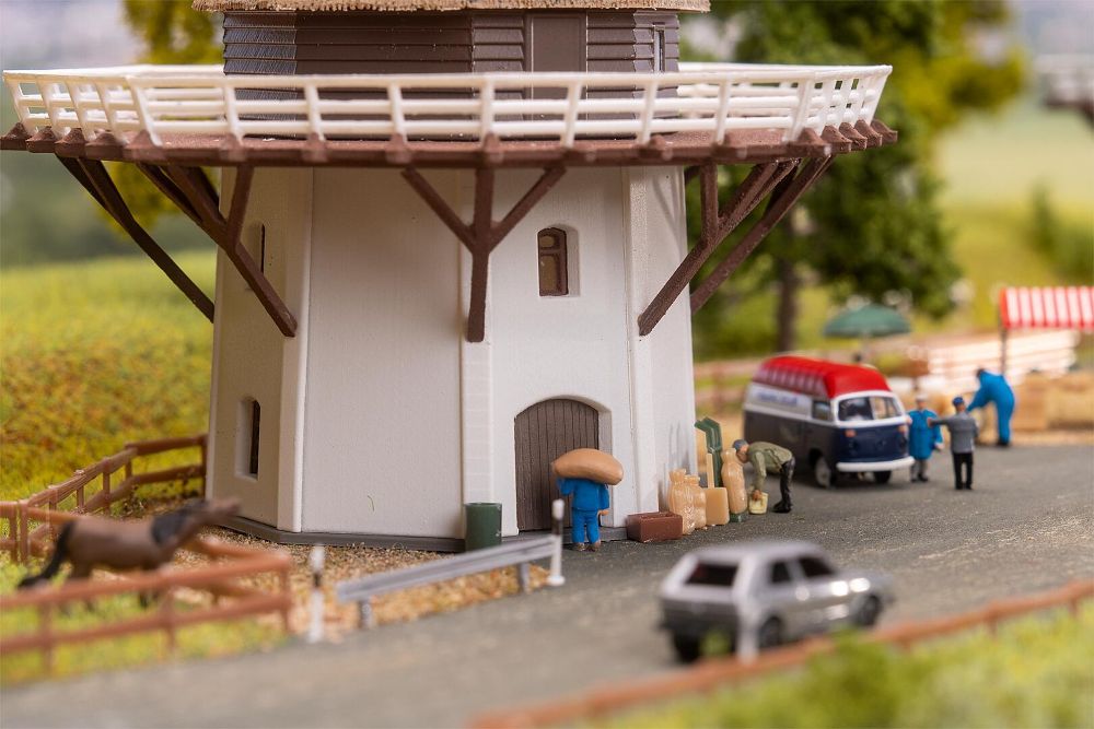 Faller 232136 Windmühle mit Putzsockel 1:160 Spur N Bausatz NEU
