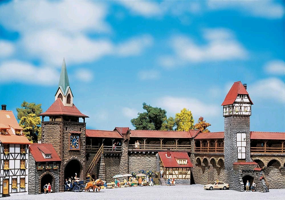 Faller 130401 Altstadtmauer-Set 1:87 Spur H0 Bausatz Neu OVP